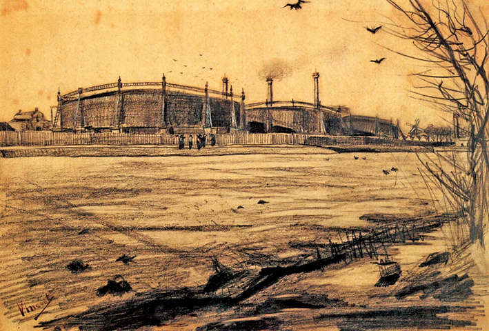  文森特·威廉·梵高  Vincent Willen Van Gogh —— 煤气厂